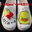 Hand Painted Shoes, 3D Duck Balloon