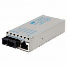 miConverter 10/100 Ethernet Fiber Media Converter RJ45 SC Multimode 5km, Lifetime Warranty