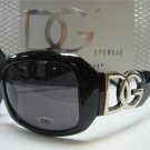 DG Eyewear Black Sunglasses 361 Free Micro Fiber Bag NWT