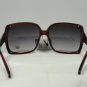 DG Eyewear Rare Red w/Silver Trim SUNGLASSES  Free Bag