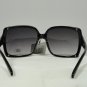 DG Eyewear Black w/Silver Trim SUNGLASSES  Free Bag