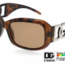 DG Eyewear Brown Polarized SUNGLASSES w/Micro Fiber Bag