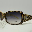 DG Eyewear Yellow Animal Print  SUNGLASSES  Free Bag
