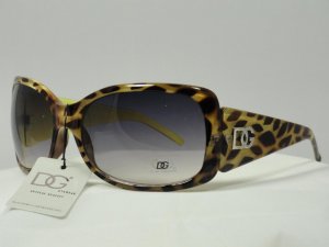 DG Eyewear Yellow Animal Print  SUNGLASSES  Free Bag