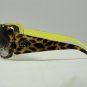 DG Eyewear Yellow Animal Print SUNGLASSES Free Bag