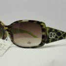 DG Eyewear Green Animal Print  SUNGLASSES  Free Bag
