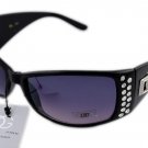 DG Eyewear Black Rhinestone SUNGLASSES  18