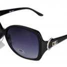 DG Eyewear Black Retro  SUNGLASSES w/Micro Fiber Bag
