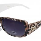 DG Eyewear White Animal Print SUNGLASSES NWT!