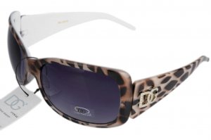 DG Eyewear White Animal Print SUNGLASSES NWT!