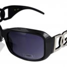 2 DG Eyewear Black 163 SUNGLASSES w/Micro Fiber Bag