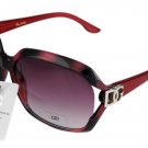 DG Eyewear Red 595 SUNGLASSES w/Micro Fiber Bag