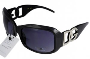 DG Eyewear Black 163 SUNGLASSES w/Micro Fiber Bag