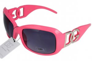 DG Eyewear Pink 163 SUNGLASSES w/Micro Fiber Bag