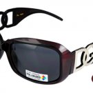 DG Eyewear Red Polarized SUNGLASSES w/Micro Fiber Bag