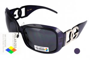 DG Eyewear Purple Polarized SUNGLASSES W/Fiber Bag