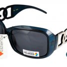 DG Eyewear Blue Polarized SUNGLASSES w/Micro Fiber Bag