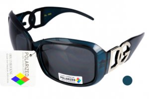 DG Eyewear Blue Polarized SUNGLASSES w/Micro Fiber Bag