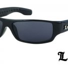 LOCS  Black Biker SUNGLASSES w/Free Pouch