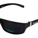 2 LOCS  Black 5209 SUNGLASSES Free Micro Fiber Bag