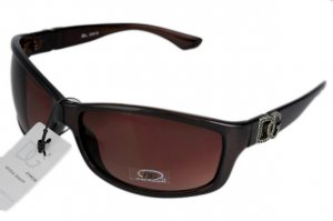 DG Eyewear Brown 676 SUNGLASSES w/Micro Fiber Bag