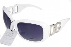 DG Eyewear White 163 SUNGLASSES w/Micro Fiber Bag
