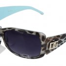DG Eyewear Blue Animal SUNGLASSES w/ Micro Fiber Bag