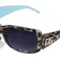DG Eyewear Blue Animal SUNGLASSES w/ Micro Fiber Bag