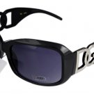 DG Eyewear Black 163 SUNGLASSES w/Micro Fiber Bag