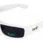 LOCS  White JE3009W SUNGLASSES Free Micro Fiber Bag