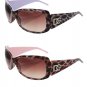 2 DG Eyewear 1 Purple & 1 Pink Animal Print  Sunglasses