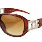 DG Eyewear Brown 042 SUNGLASSES w/Micro Fiber Bag