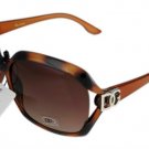 DG Eyewear Brown 595 Sunglasses w/Micro Fiber Bag