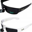 2 Locs  Sunglasses 1 Blk 1 Wht +2 Free Micro Fiber Bags