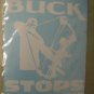 6x8" Window Sticker Bow Hunting THE BUCK STOPS HERE!