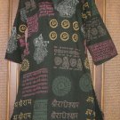 Nehru Collar Light Cotton Meditation Tunic/Dress 4 Color Choices Medium