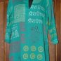 Nehru Collar Light Cotton Meditation Tunic/Dress 4 Color Choices Medium