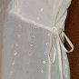 Eyelet Details Long Tie Sides Girly Summer Top Lg SALE