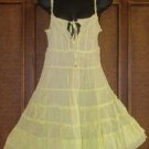 So Cute Raggedy Boho Tier Dresses With Bell Ties 3 Colors Size M Only Blowout