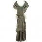 Winter Warm 2ply Soft Knit Puff Layer Scarf Wrap Gray