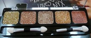 NYX Glitter Cream Pallet #05 Bronze Goddess!
