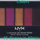 NYX Luscious Lip Palette #5 Dance in Africa