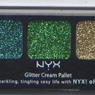NYX Cosmetics Glitter Cream Pallet-#08 FRESH GREENS
