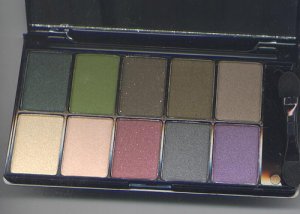 NYX For Your Eyes Only GREEN EYES 10 Color Palette