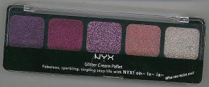 NYX Cosmetics Glitter Cream Pallet#10 Pretty in Pink