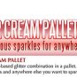 NYX Glitter Cream Pallet #02 EDEN! New!