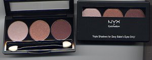 NYX 3 Color Eyeshadow Trio#27 PLAT PINK/SALMON/BRONZE