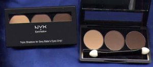 NYX 3 Color Eyeshadow Trio #3 Nude/Taupe/Dark Brown