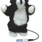 Mi Pet Plush Black & White Puppy Dancing MP3 Speaker-NIB! Too Cute & Funny!