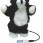 Mi Pet Plush Black & White Puppy Dancing MP3 Speaker-NIB! Too Cute & Funny!